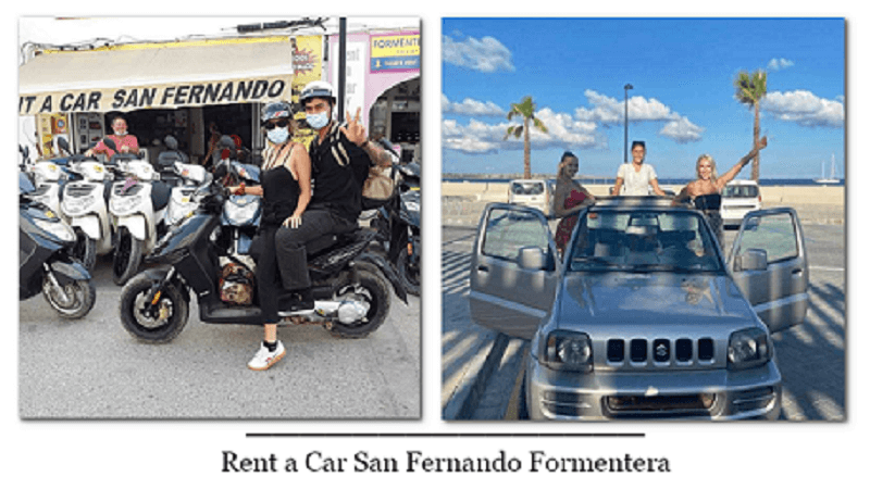 Is it better to rent a motorcycle or a car in Formentera?